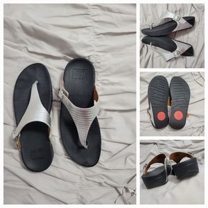 Fitflop size 8 silver